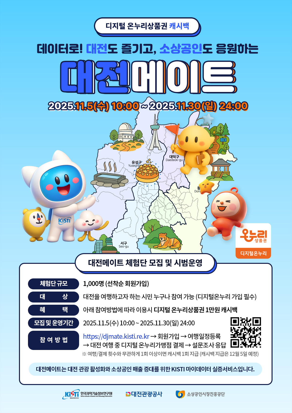 마이데이터로 즐기는 대전 여행… KISTI '대전메이트' 시범운영 돌입