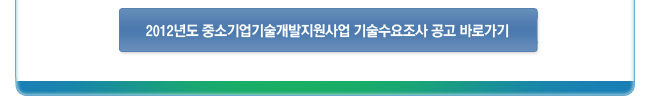 중소기업 기술개발지원사업 기술수요조사 실시 안내