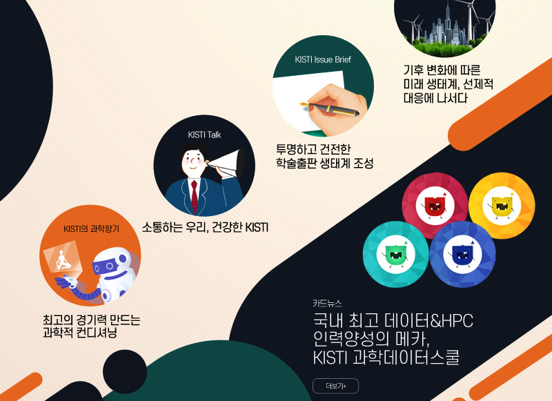 고객의소리, KISTI Issue Brief, KISTI Talk, KISTI의 과학향기, 카드뉴스