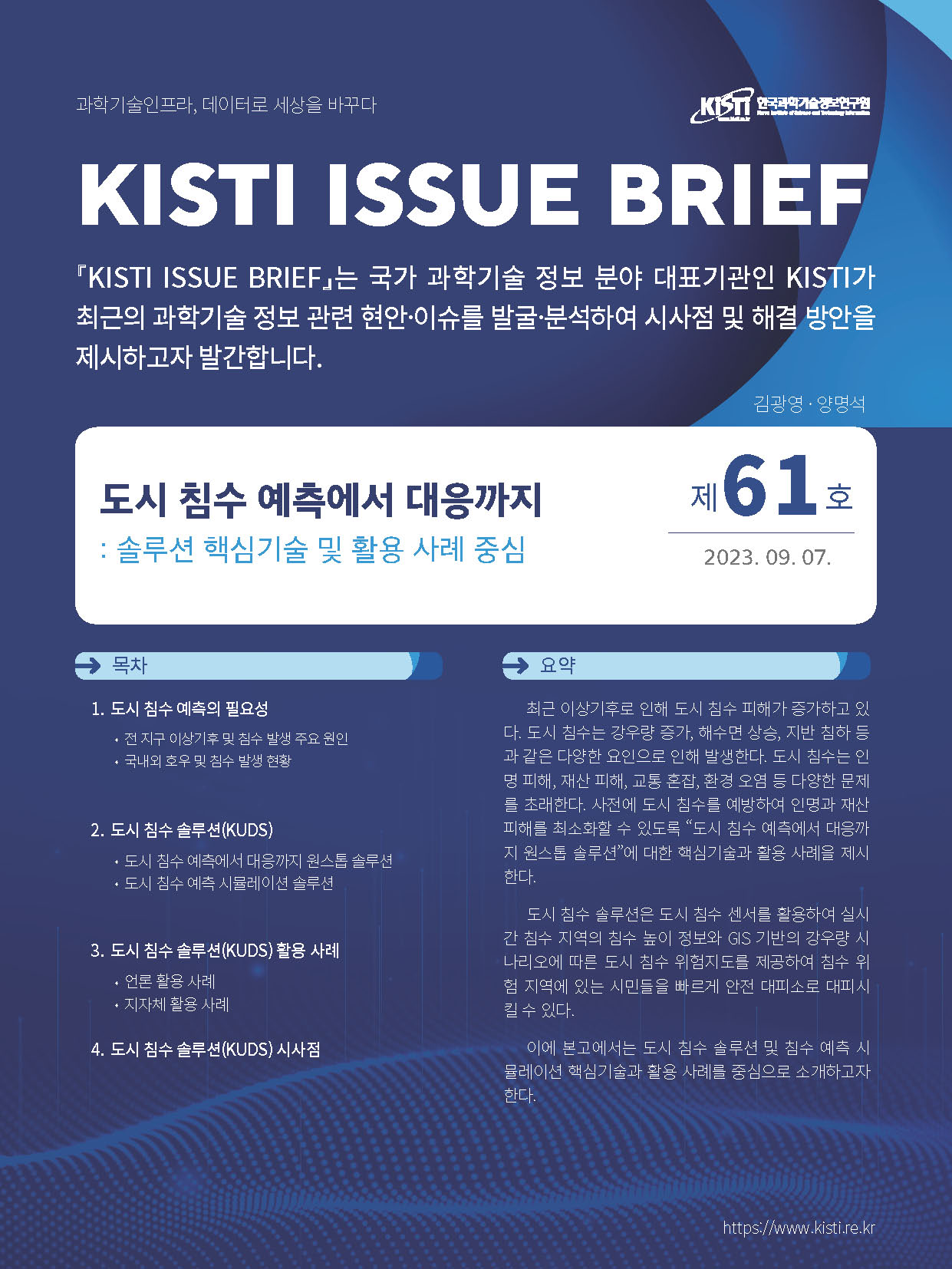 KISTI ISSUE BRIEF 제61호