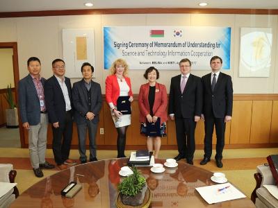 벨라루스 과학기술위원회 위원장 방문 및 MOU 체결식 이미지
