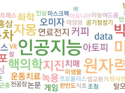 4월 과학의 달, 과학기술 연구자들의 관심 정보는?