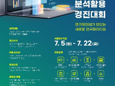 KISTI, 2022 연구데이터 분석활용 경진대회 개최