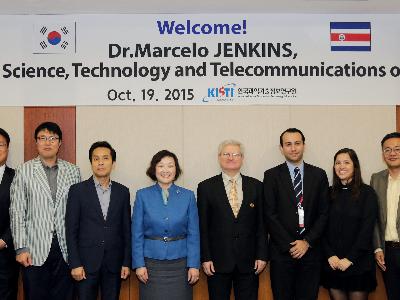 코스타리카 과학기술부 장관단 방문 이미지