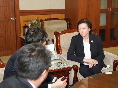 라트비아 장관단 방문 이미지