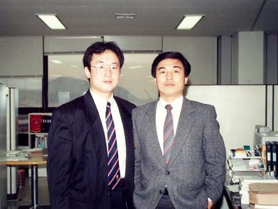 KORDIC 공용정보사업실에서 류범종연구원과 함께 : 김정원