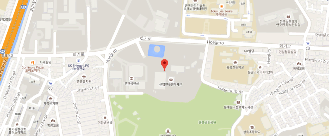 66 Hoegiro, Dongdaemun-gu, Seoul, 02456, Korea.